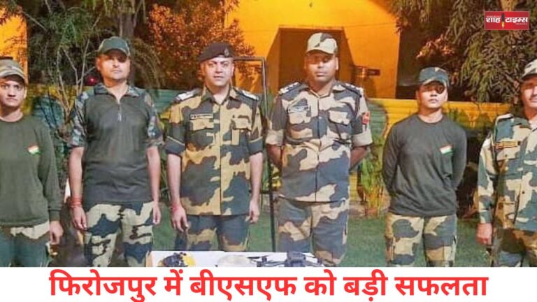 फिरोजपुर में बीएसएफ को बड़ी सफलता, हथियार फैंकने आये ड्रोन को मार गिराया