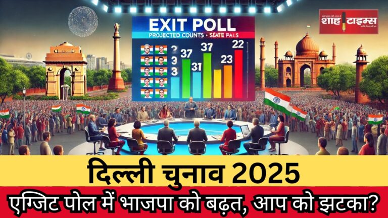 *Delhi Exit Poll में भाजपा की बढ़त, क्या AAP सत्ता बचा पाएगी?*    *"Delhi Election 2025: Exit Polls Predict BJP Victory, AAP Faces Tough Challenge"* https://www.shahtimesnews.com/will-bjps-lead-in-delhi-exit-poll-be-able-to-save-power