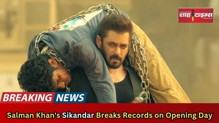 Salman Khan in Sikandar film, Box Office opening day record, Bollywood success.