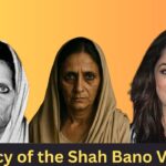 "Portrait of a determined woman symbolizing the enduring spirit of justice from the historic Shah Bano case."