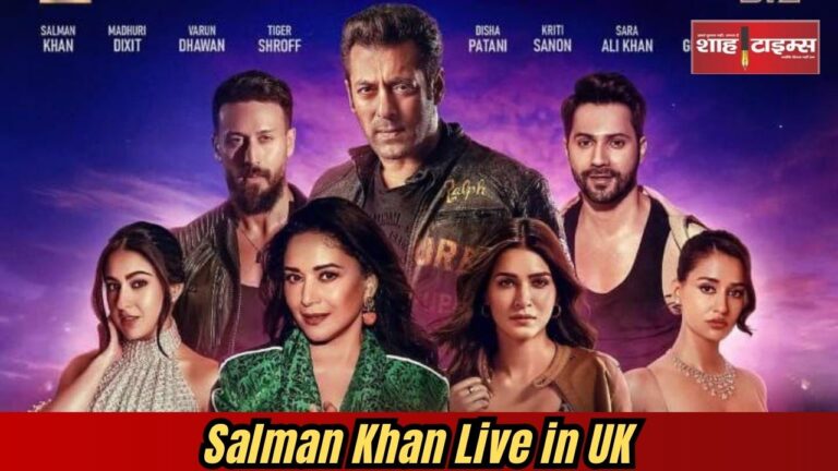Salman Khan live on stage during The Bollywood Big One UK Tour 2025