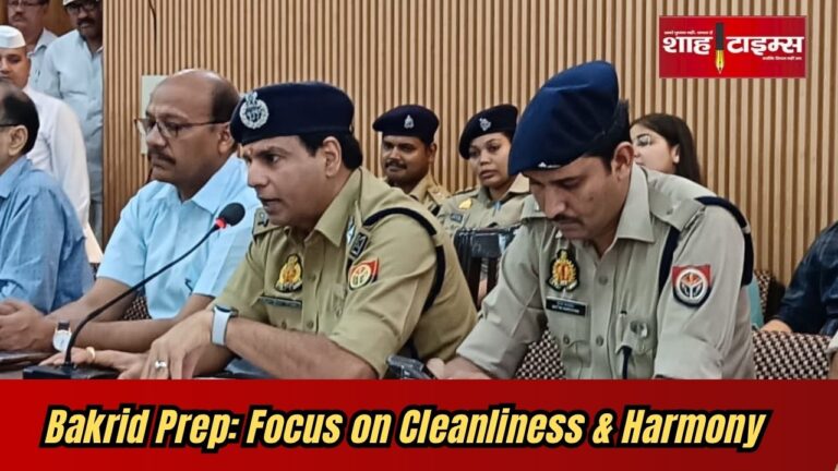 Muzaffarnagar DM and SSP chair Bakrid 2025 review meeting – Shah Times