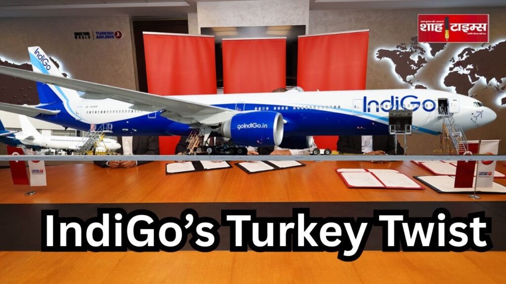 IndiGo CEO Peter Elbers at press conference discussing Turkish Airlines aircraft leasing and India-Turkey aviation strategy - Shah Times
