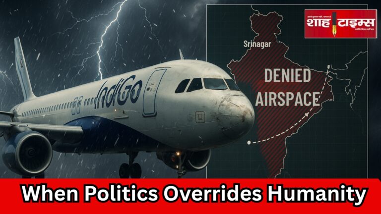 Indigo flight emergency airspace denial by Pakistan covered in Shah Times editorial