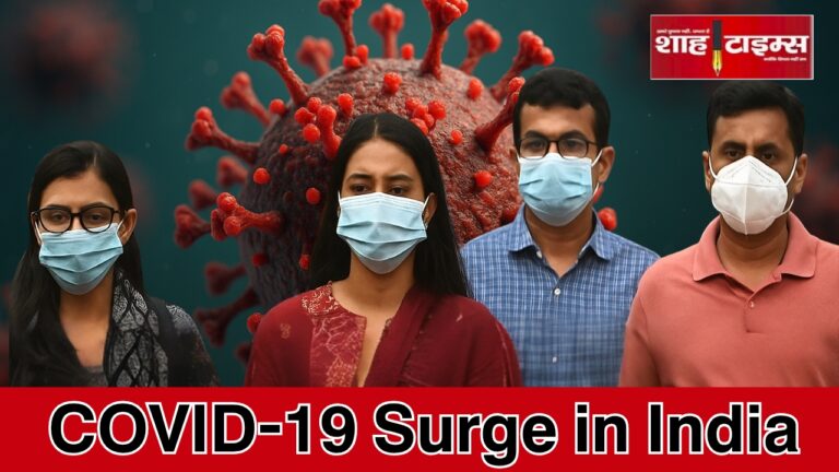 People wearing masks in Delhi amid COVID-19 resurgence, new variants NB.1.8.1 and LF.7 reported