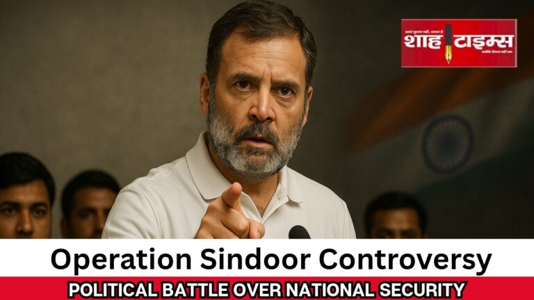 Rahul Gandhi speaks on Operation Sindoor controversy as CPI supports him and BJP attacks – Shah Times