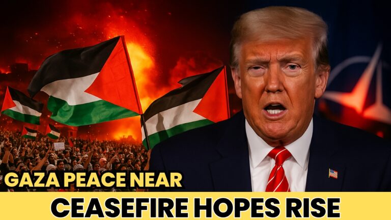 गाजा में शांति की उम्मीद: ट्रंप बोले – जल्द आ सकती है अच्छी खबर