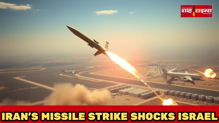 Kheibar Shekan missile launched by Iran IRGC targeting Israel’s Ben Gurion Airport, June 2025 - Shah Times