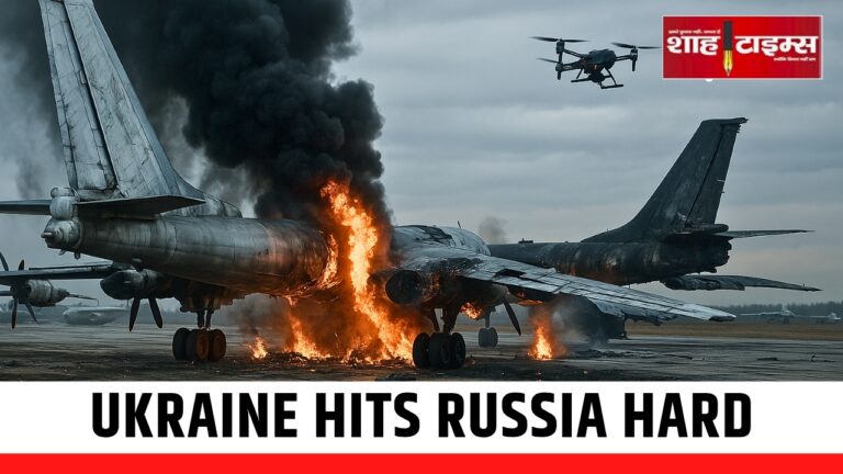 Ukraine drone strike destroys 41 Russian aircraft during Operation Spider Web, reported by Shah Times