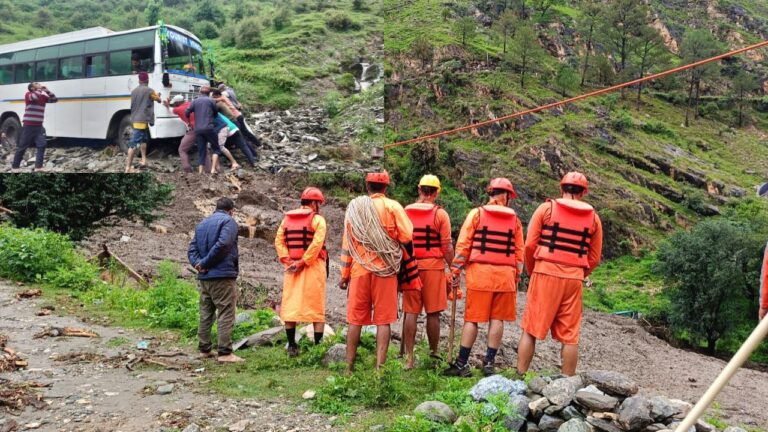 उत्तरकाशी में बादल फटने के बाद SDRF रेस्क्यू ऑपरेशन