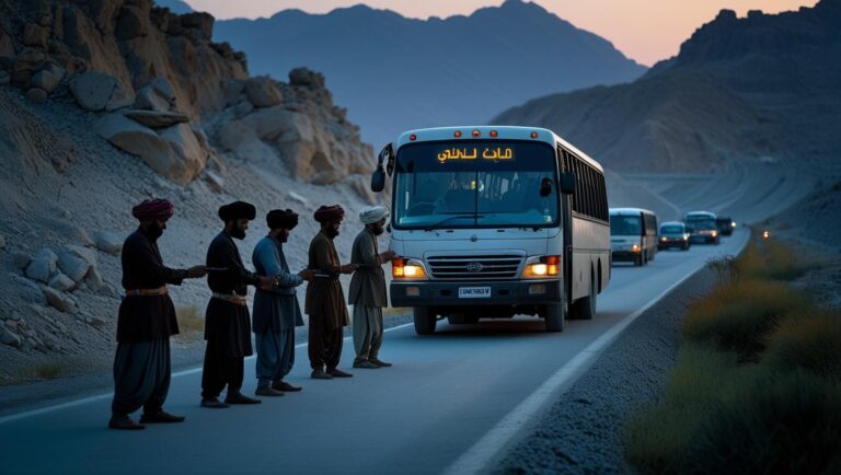 झोब हाईवे पर रूकी बस, यात्रियों को उतारकर मारी गई गोली @ शाह टाइम्स