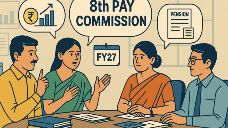 Discussion on 8th Pay Commission Among Government Employees -Shah Times _20250713_173137_0000