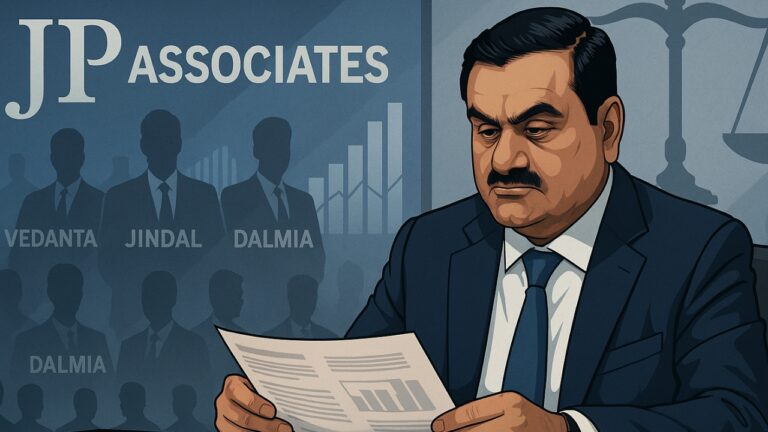 Gautam Adani strategic bid JP Associates acquisition news Shah Times