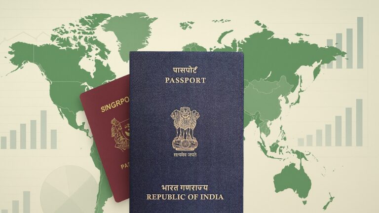 भारत की पासपोर्ट रैंकिंग में आठ पायदान का सुधार