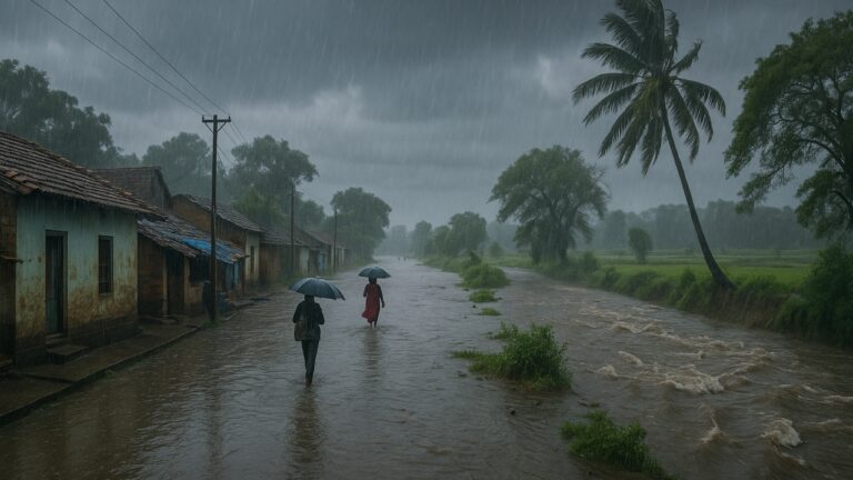 उत्तर प्रदेश में मानसून का कहर: ललितपुर सहित कई जिलों में मूसलाधार बारिश और बाढ़ जैसे हालात