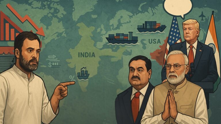 राहुल गांधी ने ट्रंप के 'डेड इकोनॉमी' बयान पर मोदी सरकार को घेरा