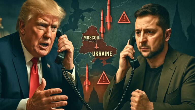 ट्रंप-ज़ेलेंस्की की फोन पर हुई बातचीत से रूस पर मंडराया नया संकट