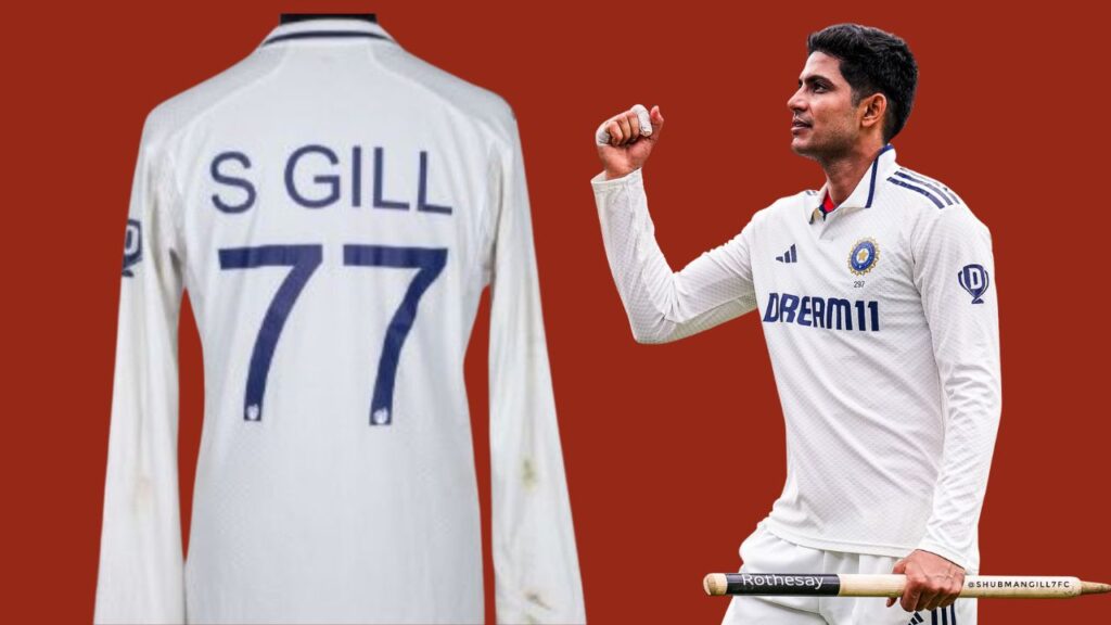 रेड फॉर रूथ चैरिटी नीलामी में शुभमन गिल की जर्सी सबसे महंगी बिकी