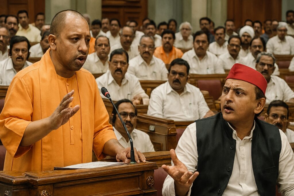 CM Yogi Adityanath and Akhilesh Yadav face off in UP Vidhan Sabha debate on Vision Document – Shah Times.