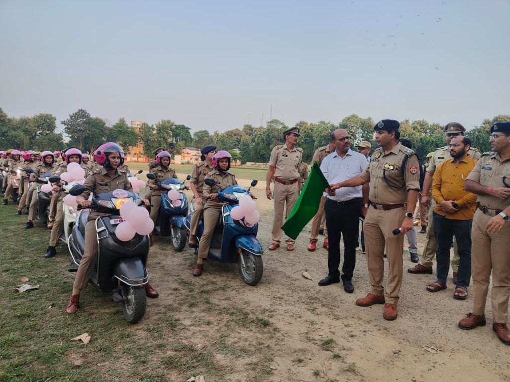 महिला पुलिस बाइक रैली मुज़फ्फरनगर मिशन शक्ति 5.0