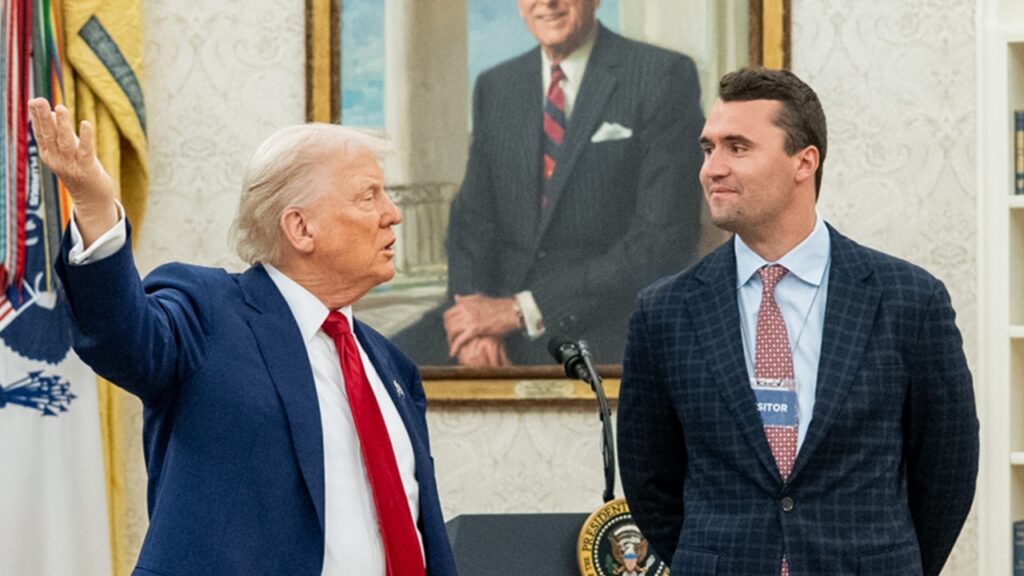 Donald Trump with conservative activist Israel Supporter Charlie Kirk in White House, editorial news coverage of Kirk’s murder and US political violence | Shah Times