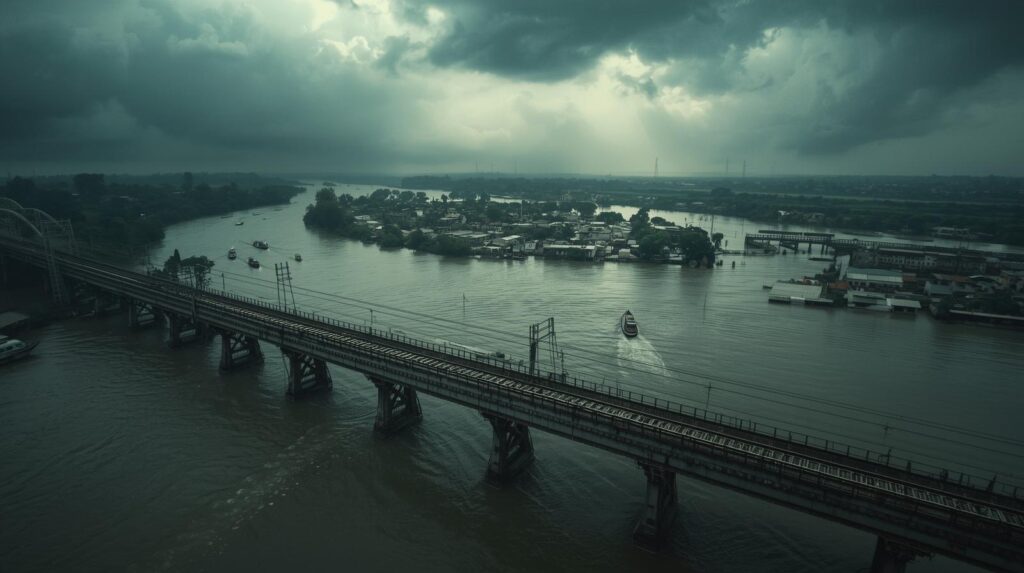 Delhi Yamuna flood railway disruption and Punjab villages underwater with rescue operations