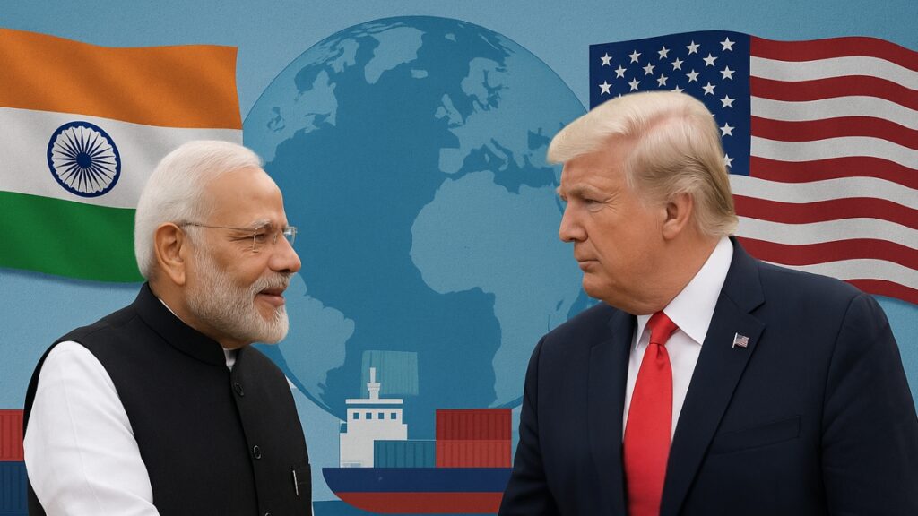 मोदी-ट्रम्प के बीच हाथ मिलाने पर भारत-अमेरिका टैरिफ युद्ध और वैश्विक व्यापार संबंधों पर चर्चा - शाह टाइम्स