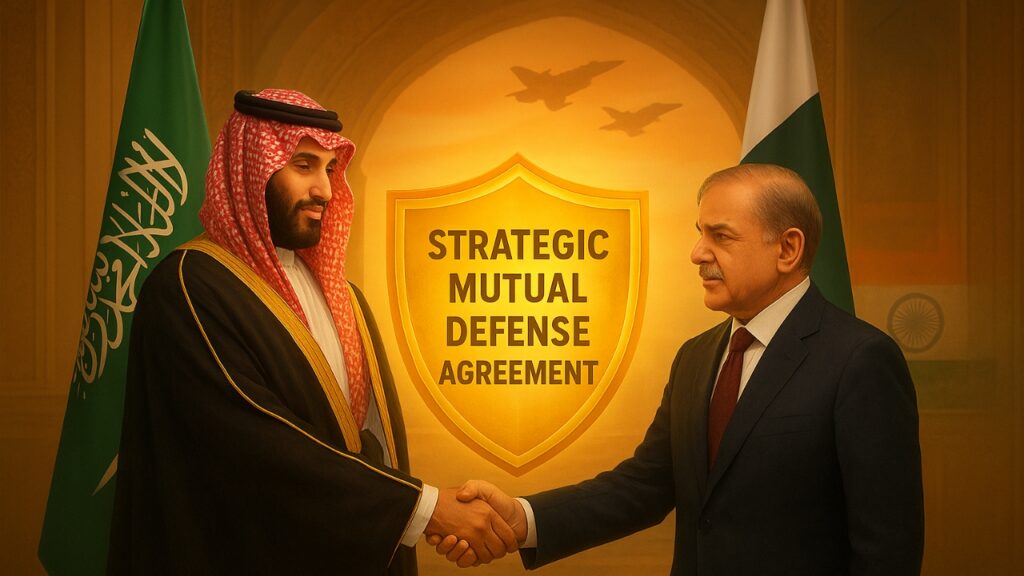 "रियाद में हुए पाक-सऊदी रक्षा समझौते ने दक्षिण एशिया की राजनीति और भारत की सुरक्षा चिंताओं को नया मोड़ दिया है।"