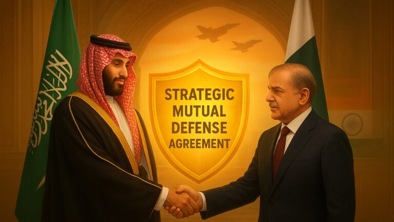 "रियाद में हुए पाक-सऊदी रक्षा समझौते ने दक्षिण एशिया की राजनीति और भारत की सुरक्षा चिंताओं को नया मोड़ दिया है।"