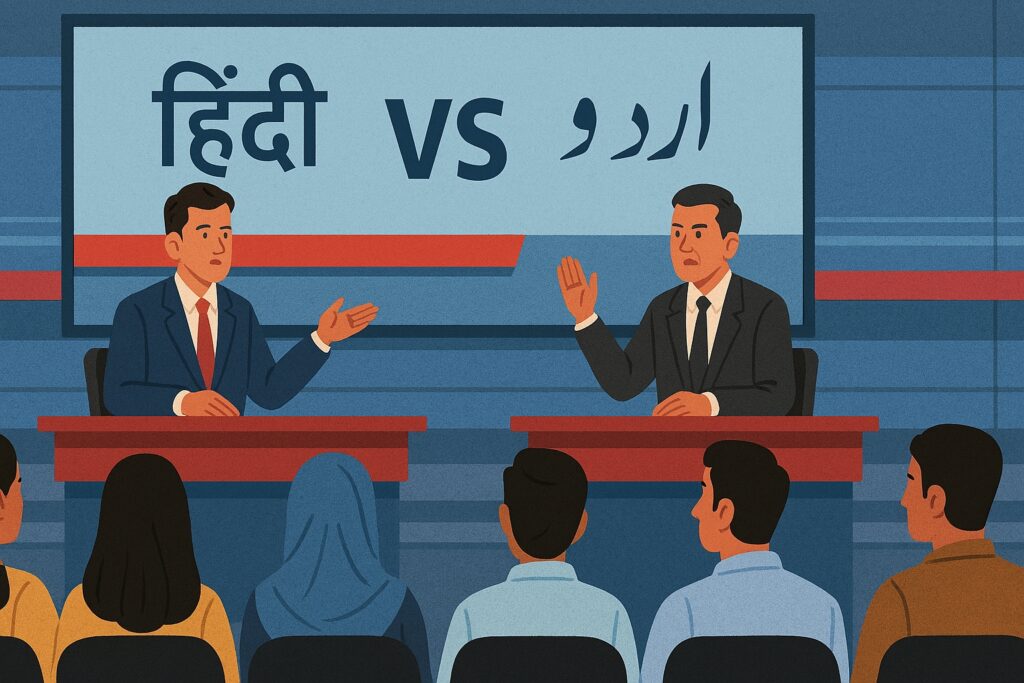 ہندی-اردو الفاظ پر حکومتی نوٹس نے میڈیا میں بحث چھیڑ دی۔ شاہ ٹائمز