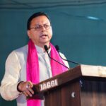 CM Dhami at Dussehra Mahotsav Dehradun Ravan Dahan