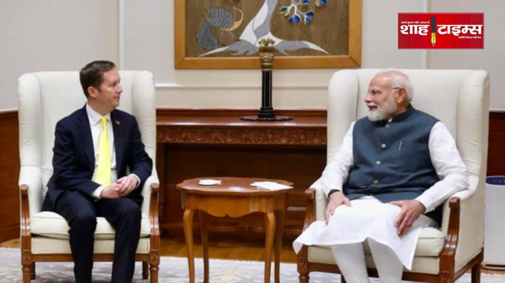 Sergio Gor with PM Modi in New Delhi during diplomatic meeting | India-US relations warm up