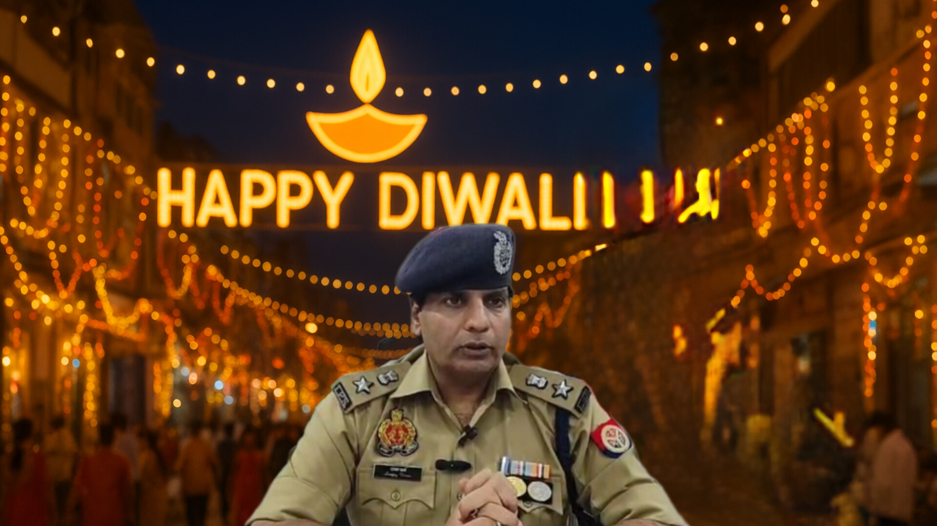 दीपावली पर मुज़फ्फरनगर पुलिस की सजग पहल: अमन, सुरक्षा और जनविश्वास की रोशनी