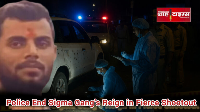 The scene of the incident after a joint operation by Delhi and Bihar police on the Sigma gang.