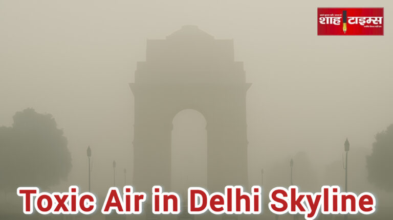 दिल्ली इंडिया गेट कोहरा प्रदूषण AQI 257