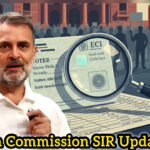 चुनाव आयोग के मुख्यालय में मीडिया ब्रीफिंग के दौरान SIR घोषणा — विपक्ष ने उठाए सवाल, आयोग ने बताया ‘तकनीकी प्रक्रिया’।