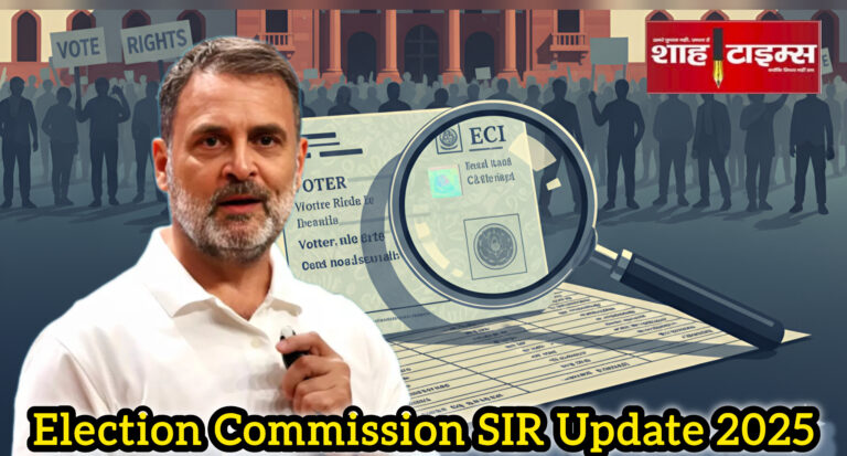 चुनाव आयोग के मुख्यालय में मीडिया ब्रीफिंग के दौरान SIR घोषणा — विपक्ष ने उठाए सवाल, आयोग ने बताया ‘तकनीकी प्रक्रिया’।