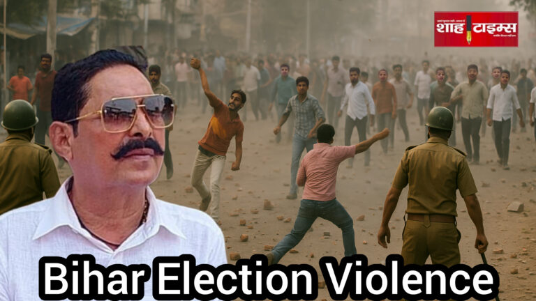 मोकामा विधानसभा की सड़कों पर सुरक्षा बलों की तैनाती, पुलिस और जनता आमने-सामने।