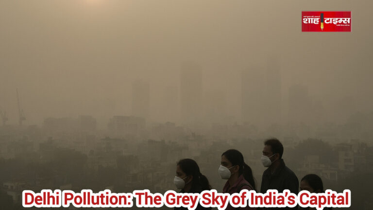 दिल्ली का घना धुआँ — एक शहर की साँसों पर संकट