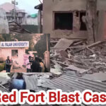 दिल्ली रेड फोर्ट ब्लास्ट मामले में पुलवामा स्थित आरोपी के घर की ध्वस्त साइट और अल-फलाह यूनिवर्सिटी परिसर में जांच कर रही एजेंसियों की तस्वीर।