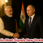PM Modi greeting President Vladimir Putin at New Delhi airport during India-Russia visit | Shah Times