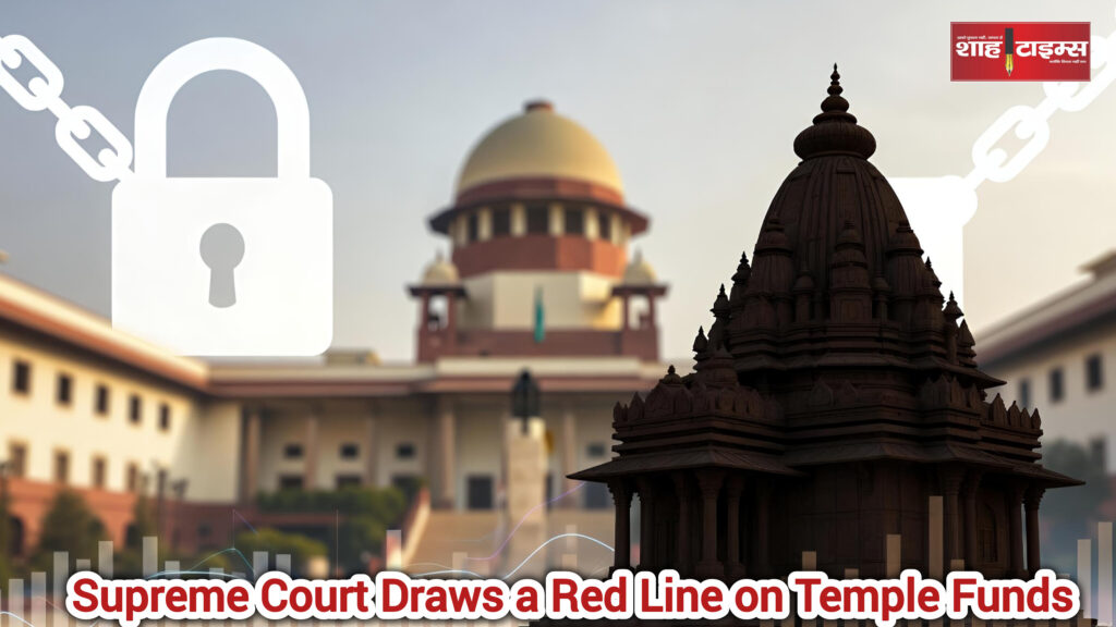 Supreme Court building with focus on temple funds and cooperative bank crisis – Shah Times