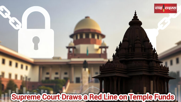 Supreme Court building with focus on temple funds and cooperative bank crisis – Shah Times