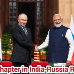 Vladimir Putin meeting Indian leadership during India visit, symbol of strategic partnership. Shah Times