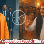 Yogi Adityanath and Akhilesh Yadav same day visit Saharanpur Shah Times
