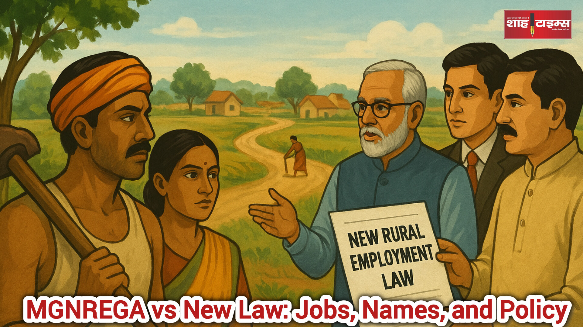 मनरेगा : ग्रामीण रोजगार की नई बहस और सियासी साया