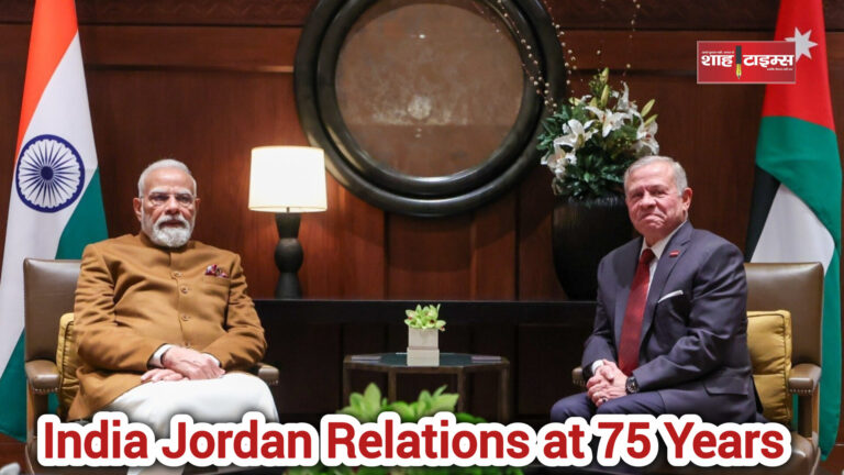 PM Modi with King Abdullah II in Amman during bilateral talks Shah Times