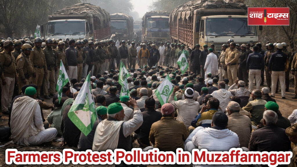 BKU protest against pollution in Muzaffarnagar – Shah Times
