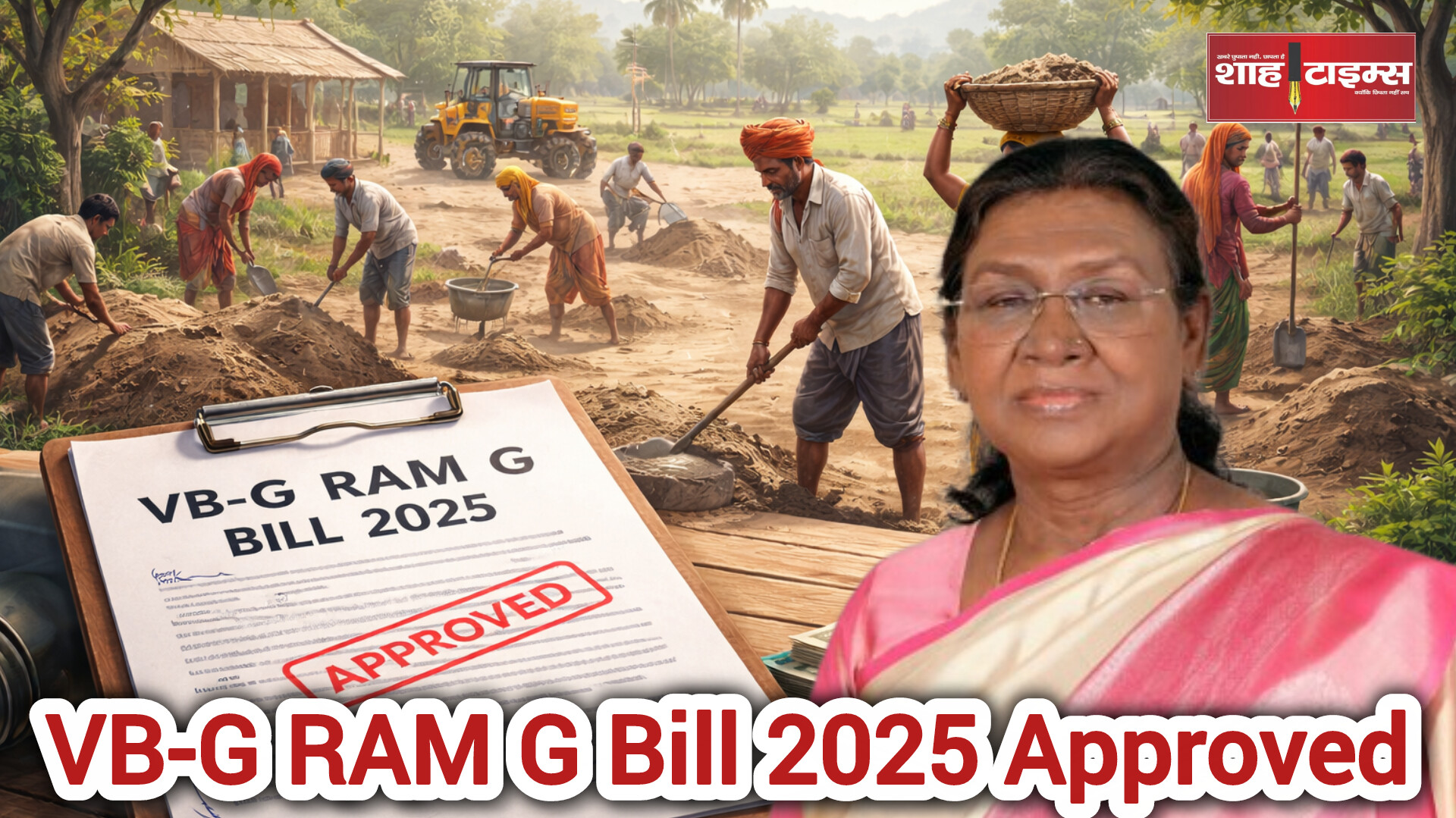 राष्ट्रपति की मंजूरी के बाद VB-G RAM G बिल 2025 लागू होने की तैयारी