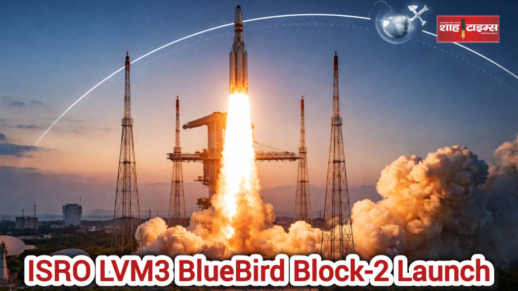 ISRO LVM3 rocket launching BlueBird Block-2 satellite from Sriharikota | Shah Times